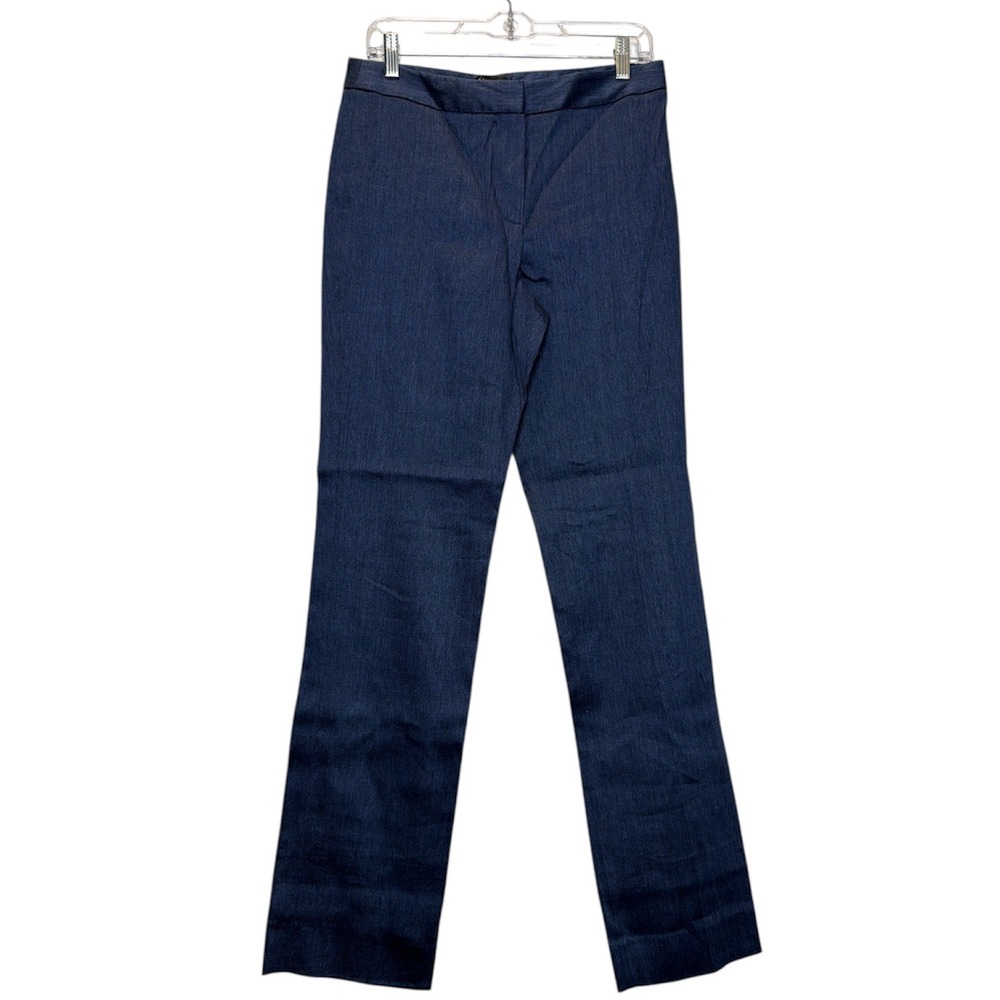 NWT CARLISLE COLLECTION Women's Size 6 Indy Blue Linen Blend Dress‎ Pants Event